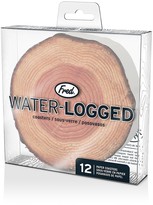 Thumbnail for your product : Fred & Friends Fred and Friends Water Logged Wood Coaster, Set of 12