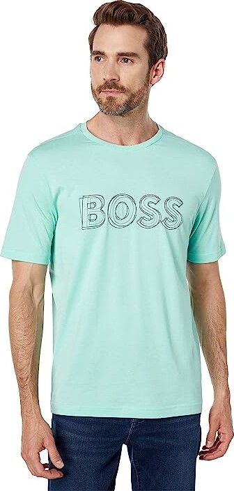 HUGO BOSS Tee 1 (Light/Pastel Green) Men's Clothing - ShopStyle