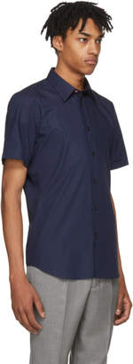 Paul Smith Navy Short Sleeve Tailored Shirt