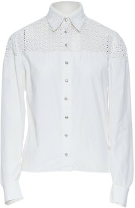Alaia White Cotton Top for Women
