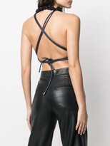 Thumbnail for your product : Lourdes Fawn Scrimmage cropped top