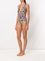 Thumbnail for your product : AMIR SLAMA Printed Swimsuit