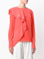Thumbnail for your product : Emilio Pucci draped ruffle blouse