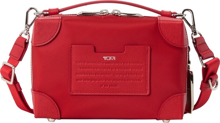 Tumi Voyageur Leather-Trim Dey Trunk Crossbody