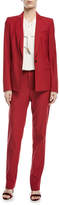 Thumbnail for your product : Escada Straight-Leg Wool Trousers