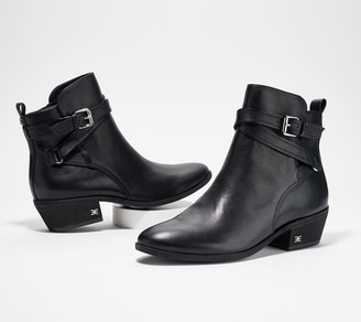 sam edelman black ankle boots