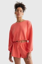 Thumbnail for your product : Lucky Brand Cool For Summer Cropped Crew