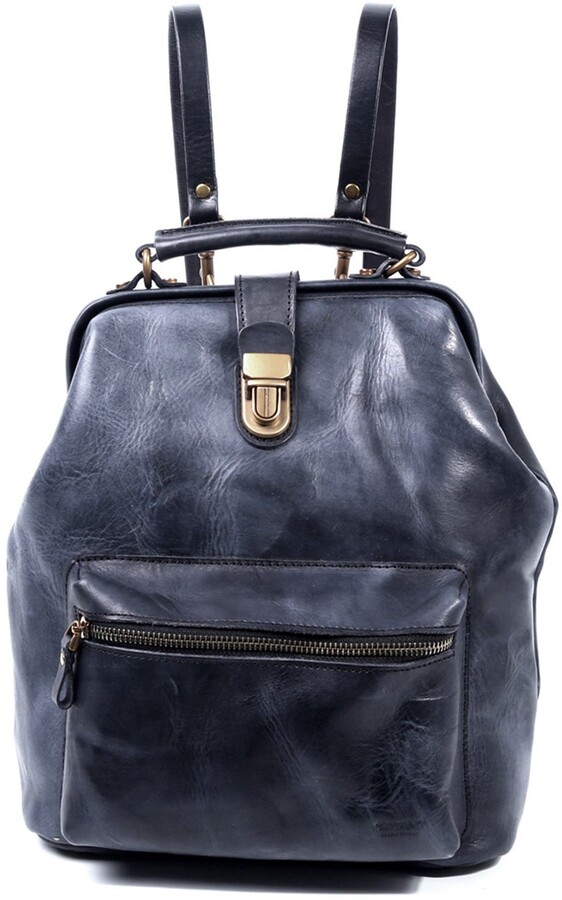 old trend leather convertible doctor backpack