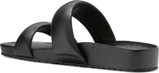 [COLE HAAN]★Mojave Double Band★SANDAL Cole Haan Mojave Double Band Black Leather Slip On Rounded