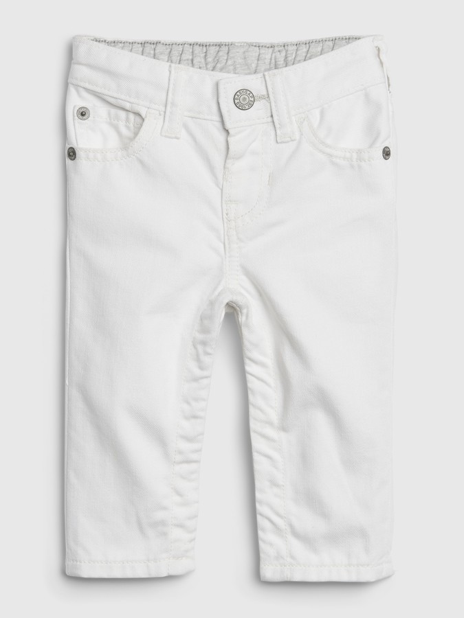 baby white jeans