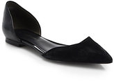 Thumbnail for your product : 3.1 Phillip Lim Devon Suede & Patent Leather D'Orsay Flats