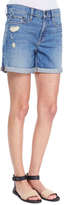 Thumbnail for your product : Vince Distressed Denim Cuffed Boyfriend Shorts