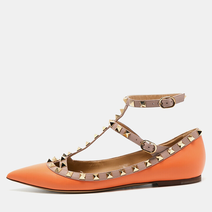 Valentino Women's Orange Shoes | ShopStyle