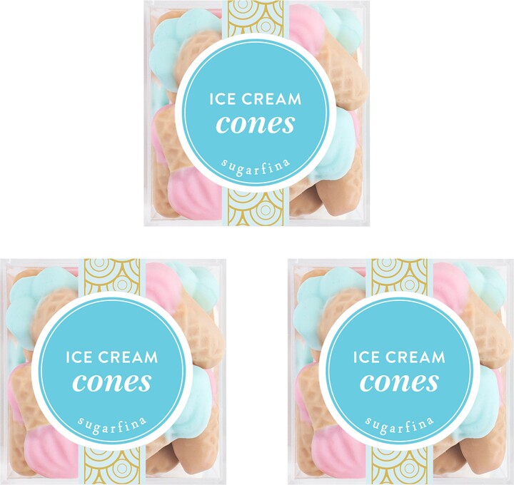 sugarfina Ice Cream Cones - Small Cube 3-Piece Kit