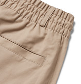 Thumbnail for your product : adidas Adiplore Appliqued Cotton-Twill Drawstring Cargo Shorts - Men - Neutrals