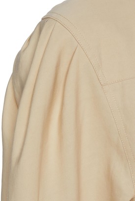 3.1 Phillip Lim Stitched-on Panel Puffed Sleeves Top
