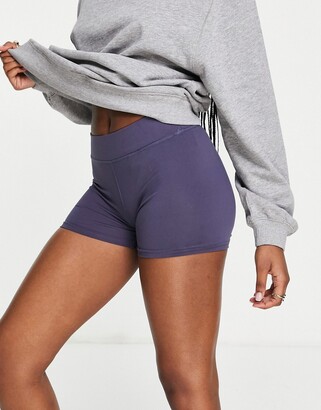 Only Play sugar red tight shorts in grey stone - ShopStyle
