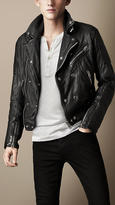 Thumbnail for your product : Burberry Quilted Panel Biker Jacket