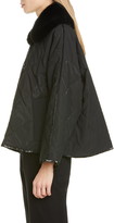 Thumbnail for your product : Stand Studio Marlene Faux Fur Collar Quilted Jacket
