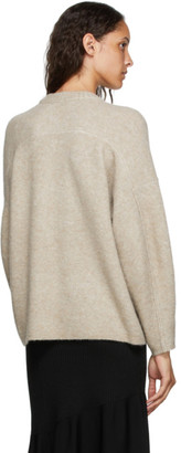 3.1 Phillip Lim Taupe Wool Crewneck Sweater