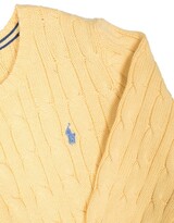 Thumbnail for your product : Ralph Lauren Kids Logo-Embroidered Cable-Knit Jumper