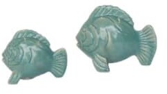 Urban Nature Culture - Jade Fish Shape Salt and Pepper Shaker - ceramic | plastic | jade - Jade