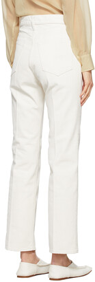AURALEE White Hard Twist Jeans