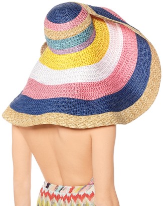 Missoni Mare Striped straw hat