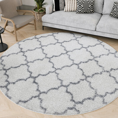 Red Barrel Studio Wahcheechee White Rug