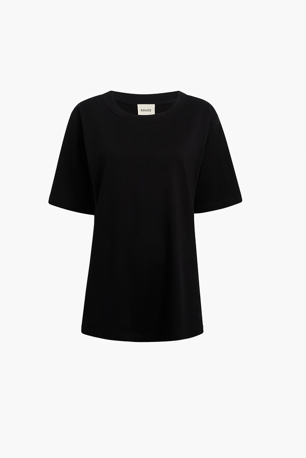 KHAITE Allen Top in Black