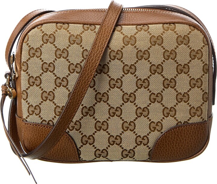 Gucci Gg Canvas & Leather Crossbody ShopStyle