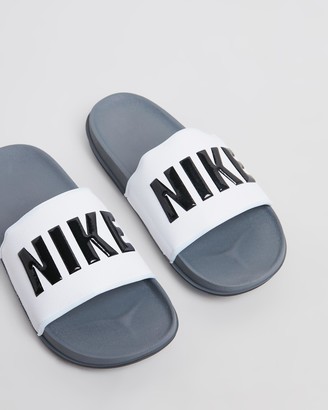 Nike Men's Grey Sandals - Offcourt Slides - Men's - ShopStyle