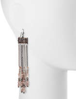 Thumbnail for your product : Nakamol Beaded Chain Fringe Earrings in Nude Mix