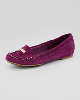 Thumbnail for your product : Kate Spade Suede Moccasin Driver, Amethyst