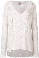 Thumbnail for your product : Nude distressed knit sweater