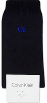 Thumbnail for your product : Calvin Klein Crystal logo soft touch socks