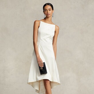 Ralph Lauren Satin High-Low-Hem Gown - ShopStyle Evening Dresses