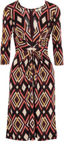 Thumbnail for your product : Issa Wrap effect silk-jersey dress