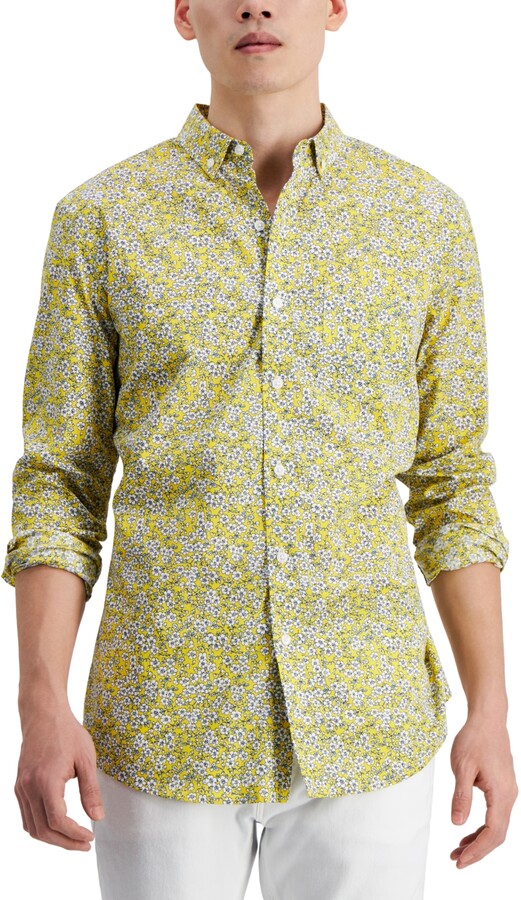 mens floral dress shirts