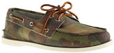 Thumbnail for your product : Sperry Men's for J.Crew Authentic Original 2-eye boat shoes in camo