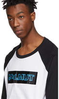 Thumbnail for your product : Helmut Lang White and Black Pigeon Three-Quarter Sleeve T-Shirt