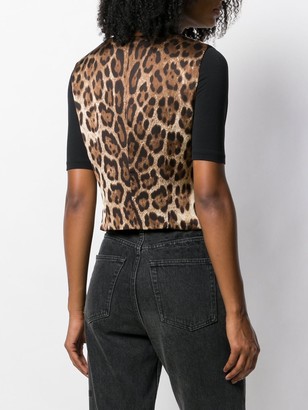Dolce & Gabbana Leopard Print Waistcoat