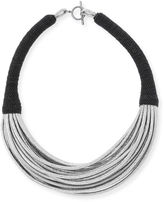 Thumbnail for your product : Brunello Cucinelli Monili-Wrapped Leather Choker