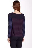 Thumbnail for your product : Autumn Cashmere Striped Boatneck Cashmere Sweater