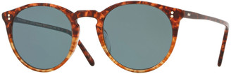 Oliver Peoples O'Malley Peaked Round Photochromic Sunglasses