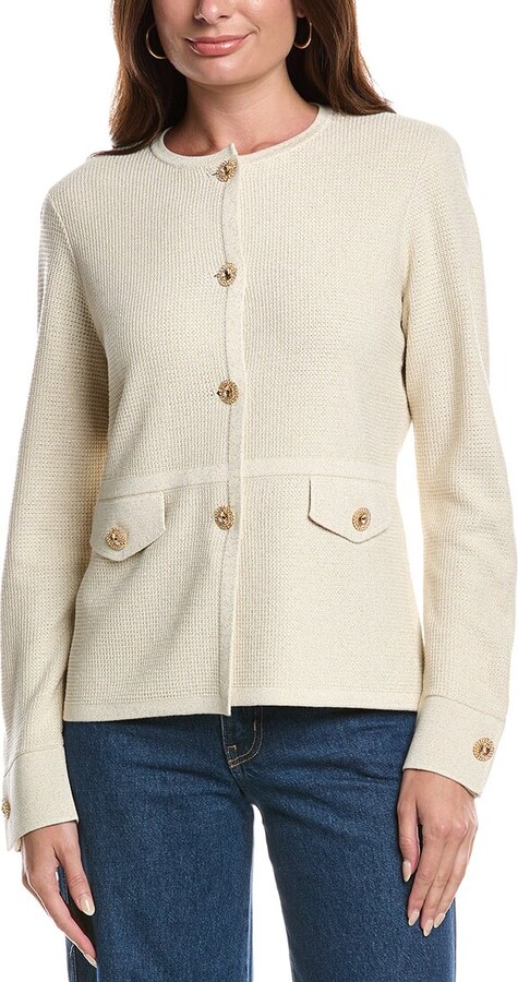 St. John Pique Knit Jacket