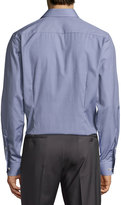 Thumbnail for your product : Eton Textured Button-Front Shirt, Blue