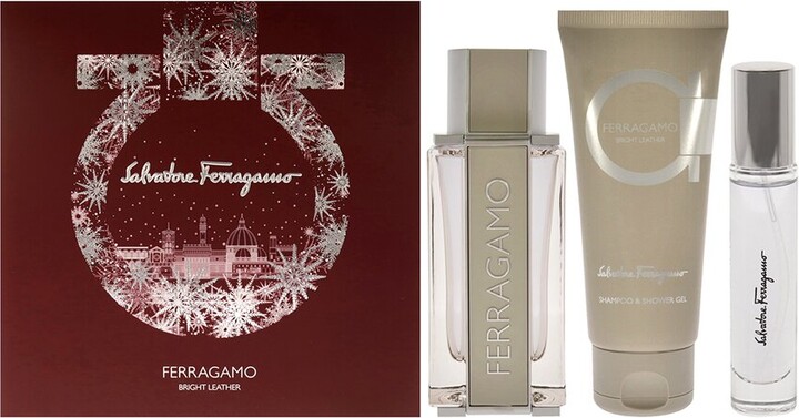 Ferragamo Men\'s Bright Leather Set 3Pc Gift Set - ShopStyle Fragrances