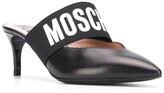 Thumbnail for your product : Moschino Logo Strap Mules