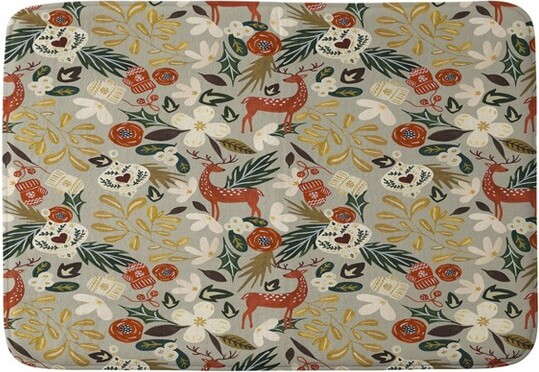 Deny Designs MartaBarraganCamarasaChristmasHolidayOrnamentsMemoryFoamBathRug-DenyDesigns